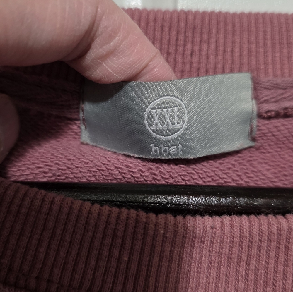 HBAT Kanye West Sunday Service Trust God Sweatshirt Pink Distressed Raw Hem - Picture 11 of 16